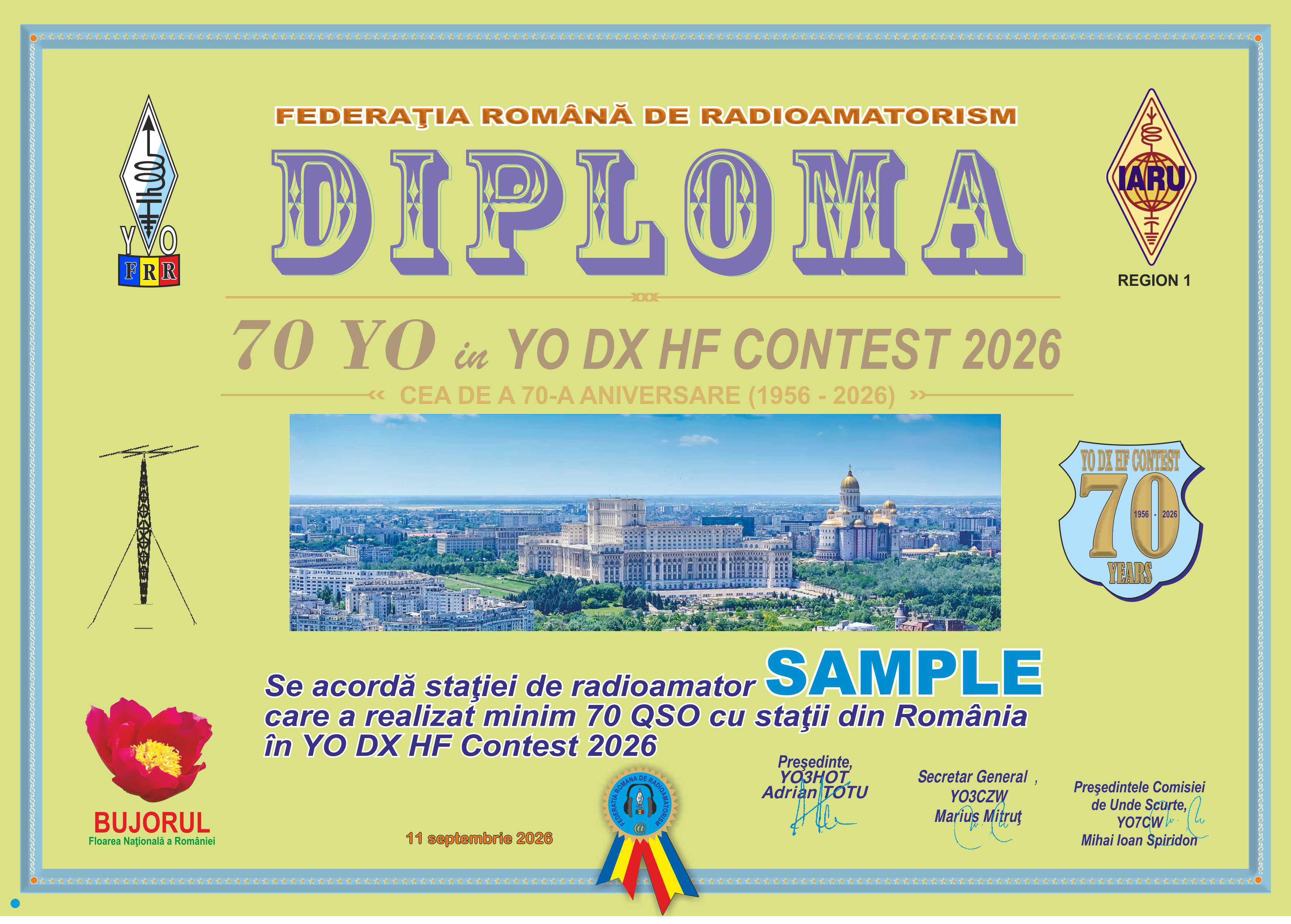 Sample Electronic Award Certificate